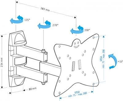 Кронштейн для телевизора Holder LCDS-5038