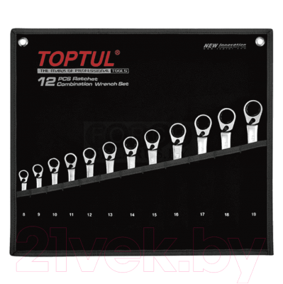 Набор ключей Toptul GPAQ1203 - фото