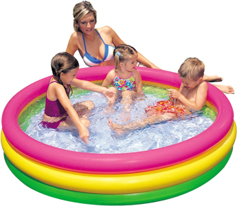 Надувной бассейн Intex Радуга / 57422