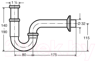 Сифон Viega 305611