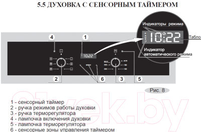 Электрический духовой шкаф GEFEST ДА 622-02 К