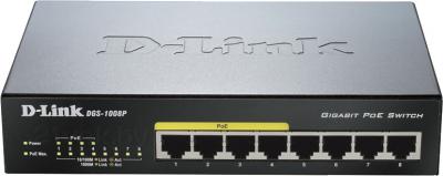 Коммутатор D-Link DGS-1008P - фото