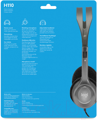 Наушники-гарнитура Logitech H110