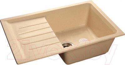 Мойка кухонная GranFest Practik GF-P760L (бежевый) - фото
