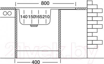 Мойка кухонная Kromevye N 220
