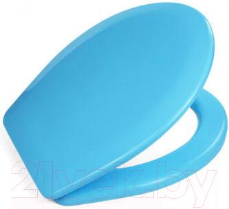 Сиденье для унитаза ОРИО К-02 (голубой) - фото
