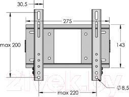 Кронштейн для телевизора Electric Light КБ-01-60