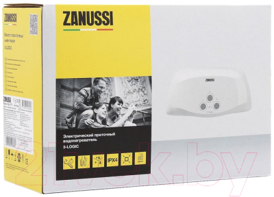 Электрический проточный водонагреватель Zanussi 3-logic 3.5 TS