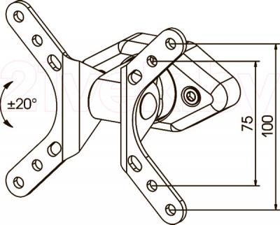 Кронштейн для телевизора Kromax Dix-1