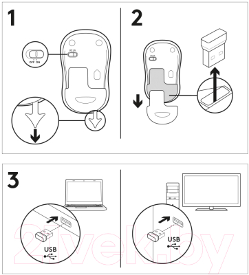 Мышь Logitech M185 / 910-002240