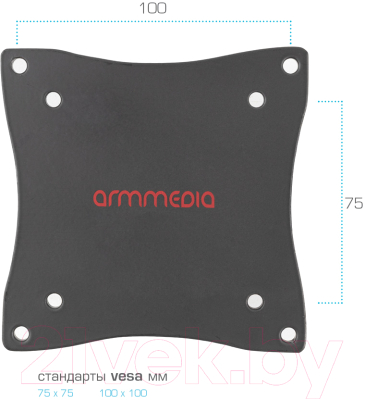 Кронштейн для телевизора ARM Media LCD-7101 Black