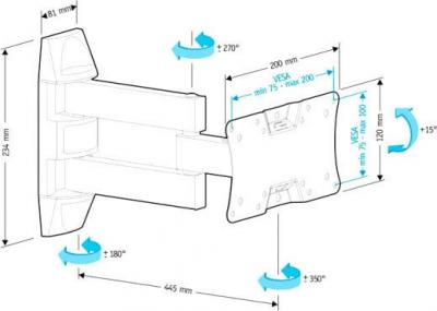Кронштейн для телевизора Holder LCDS-5065