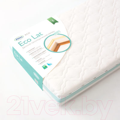 Матрас в кроватку Plitex EcoLat ЭКТ-01 (ЭКТ-119-01)
