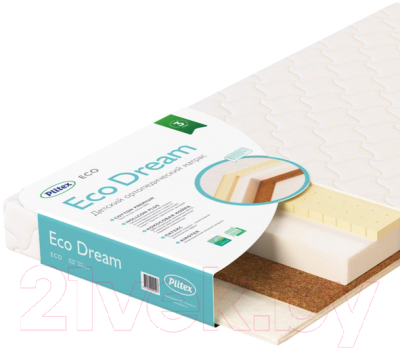 Матрас в кроватку Плитекс EcoDream ЭКД-01 (ЭКД-119-01) - фото