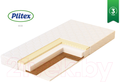 Матрас в кроватку Плитекс EcoDream ЭКД-01 (ЭКД-119-01)