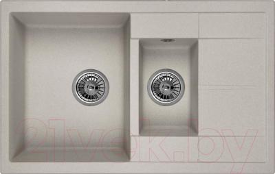 Мойка кухонная GRANULA GR-7802 (базальт) - фото