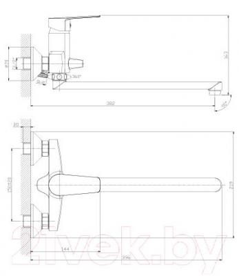 Смеситель Rossinka Silvermix S35-33