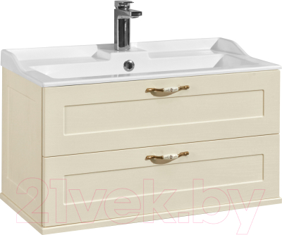 Тумба под умывальник Акватон Леон 80 (1A186301LBPR0) - фото