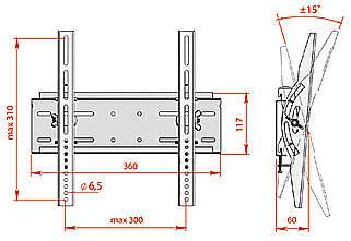 Кронштейн для телевизора Electric Light КБ-01-43