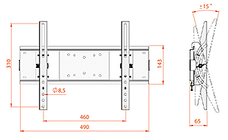 Кронштейн для телевизора Electric Light КБ-01-51