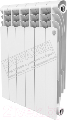 Радиатор биметаллический Royal Thermo Revolution Bimetall 500 (4 секции) - фото