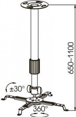Кронштейн для проектора Kromax Projector-300