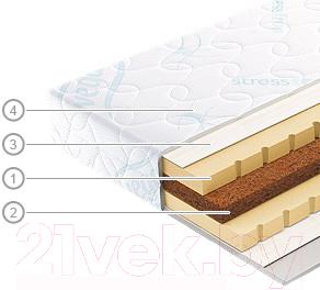 Наматрасник ортопедический Vegas Латекс Микс 190x200 - фото