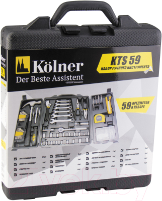Универсальный набор инструментов Kolner KTS59