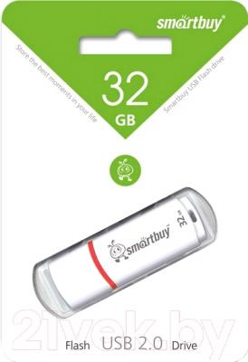 Usb flash накопитель SmartBuy Crown White 32GB (SB32GBCRW-W)