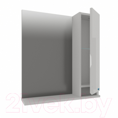 Шкаф с зеркалом для ванной АВН Бергамо 60 / 47.02 - фото