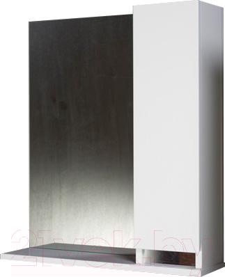 Шкаф с зеркалом для ванной АВН Бергамо 60 / 47.02