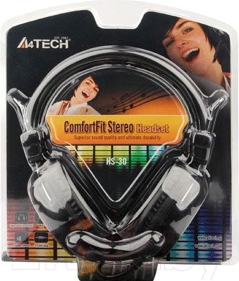 Наушники-гарнитура A4Tech HS-30