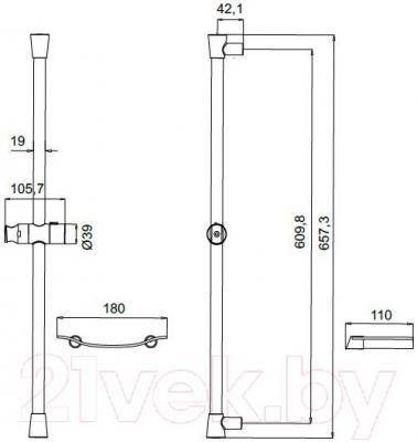 Душевая стойка Iddis Sicily SIC6500i17