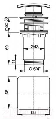 Донный клапан Alcadrain A393