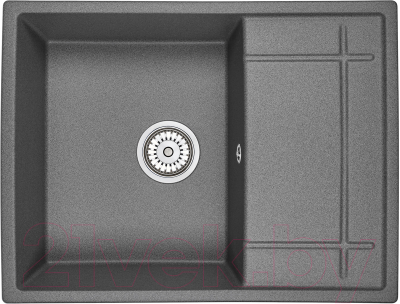 Мойка кухонная GRANULA GR-6501 (графит) - фото