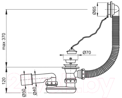 Сифон Alcadrain A501