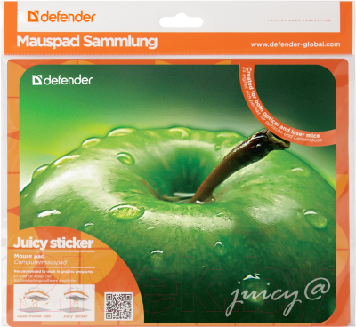 Коврик для мыши Defender Juicy Sticker / 50412