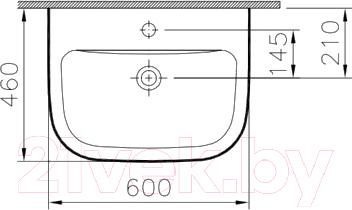 Умывальник VitrA S20 60x46 / 5503B003-0001