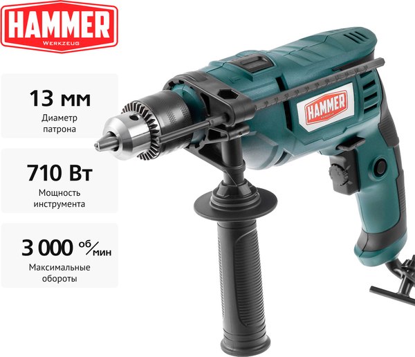 Дрель Hammer Flex UDD710A
