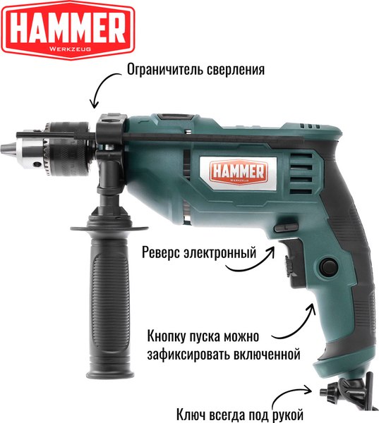 Дрель Hammer Flex UDD710A