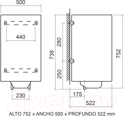 Накопительный водонагреватель Cata Termo Standard TS-100