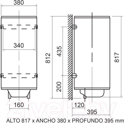 Накопительный водонагреватель Cata Termo Standard TS-50