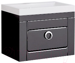 Тумба с умывальником Aqwella Инфинити / Inf.01.06/001/BLK - фото