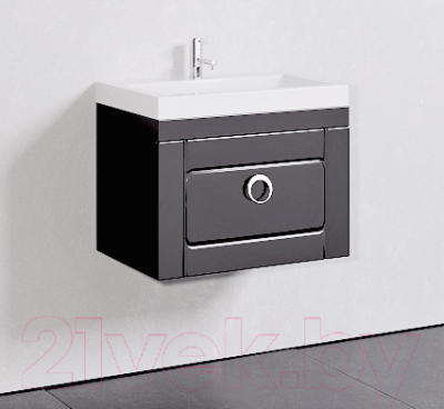 Тумба с умывальником Aqwella Инфинити / Inf.01.06/001/BLK