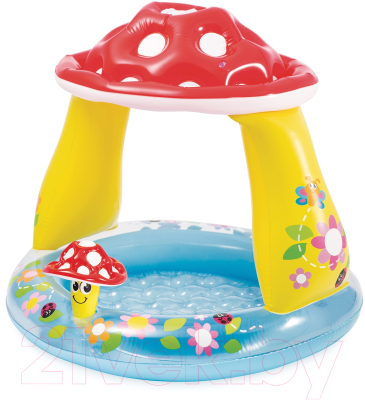 Надувной бассейн Intex Гриб мухомор / 57114NP