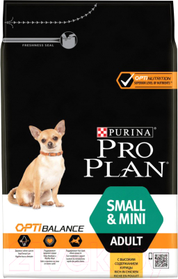 Сухой корм для собак Pro Plan Adult Small & Mini с курицей