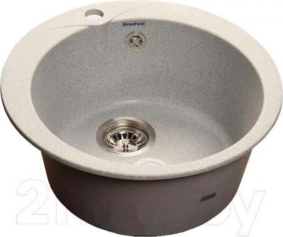 Мойка кухонная GranFest Rondo GF-R480 (серый) - фото