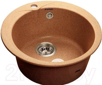 Мойка кухонная GranFest Rondo GF-R480 (терракотовый) - фото