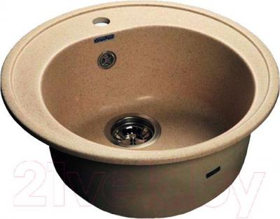 Мойка кухонная GranFest Rondo GF-R510 (песок) - фото