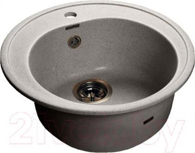 Мойка кухонная GranFest Rondo GF-R510 (серый) - фото
